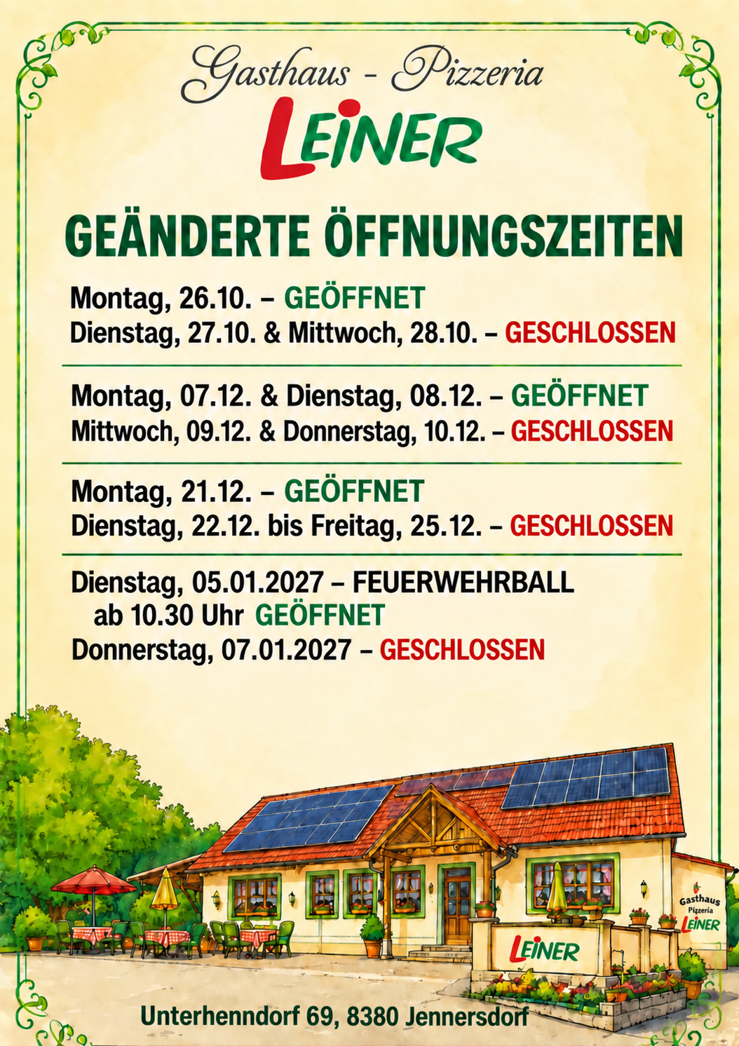 Plakat Wildwochen